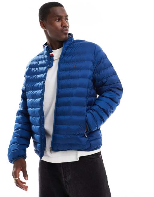 Tommy Hilfiger - Doudoune imperméable repliable - Bleu