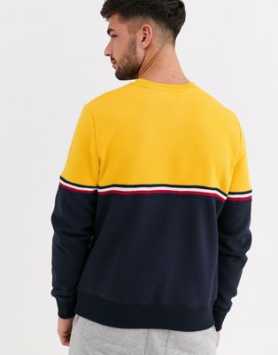 hilfiger yellow sweater
