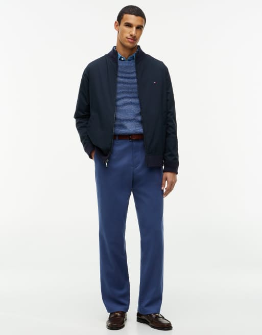Tommy Hilfiger Dover chino droit regular ouvert structuré bleu, 2 de 6