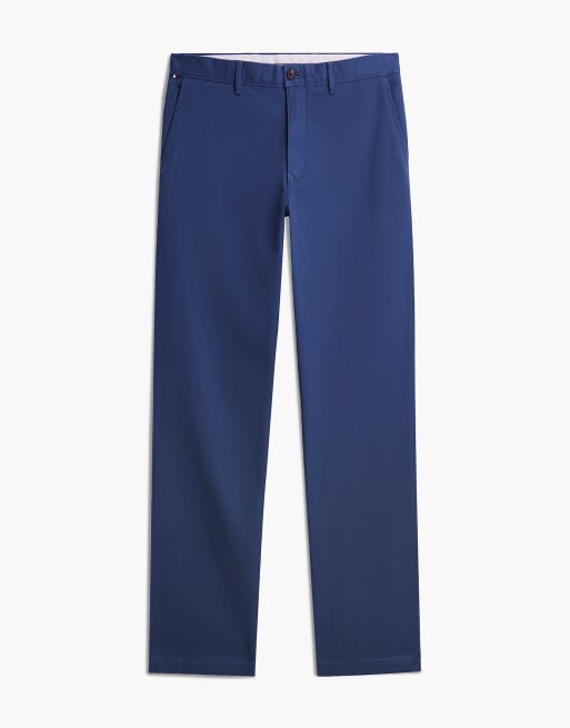 Tommy Hilfiger Dover chino droit regular ouvert structuré bleu, 5 de 6