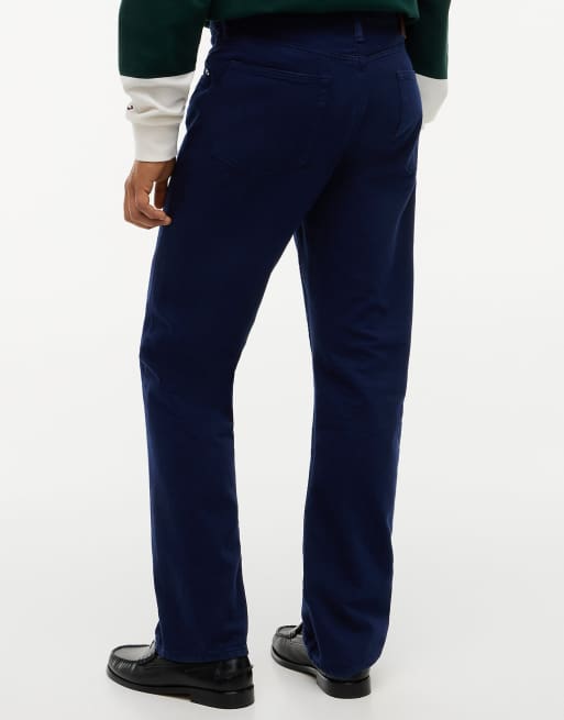 Tommy Hilfiger - Dover - Jean droit classique délavé - Bleu foncé, 5 de 6