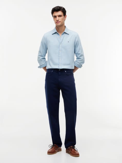 Tommy Hilfiger – Dover – Jeans in verwaschenem Dunkelblau mit regulärem, geradem Schnitt - view 1