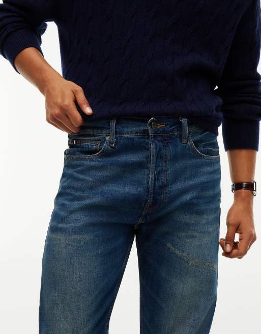 Tommy Hilfiger Dover Jeans mit geradem Regular-Schnitt in Sebas Indigo - dunkle Waschung, 6 von 7