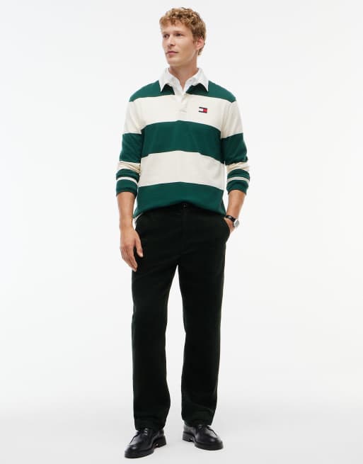 Tommy Hilfiger Dover Regular Straight Chinos aus Cord in Riverbed-Grün, 2 von 6