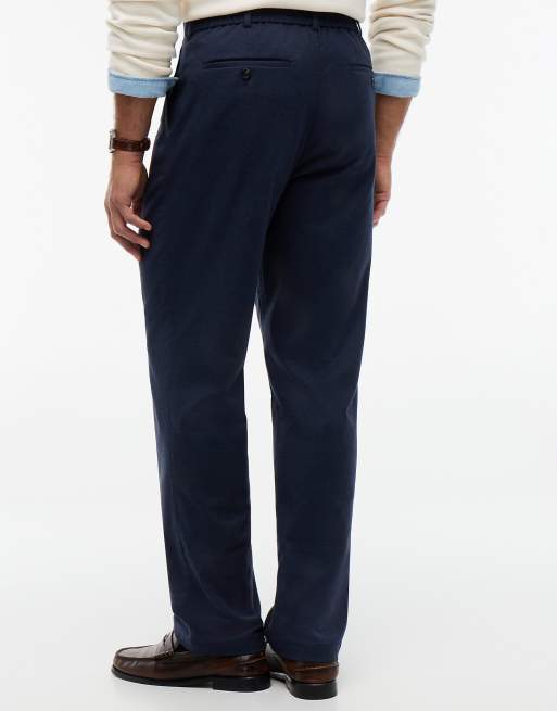 Tommy Hilfiger Dover Regular Straight Chinos mit elastischem Bund in Marineblau, 4 von 6