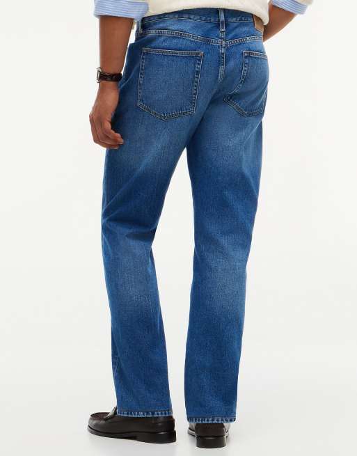 Tommy Hilfiger Dover Regular Straight-Leg-Jeans mit Whiskering in Quartz-Mittelblau, 6 von 7