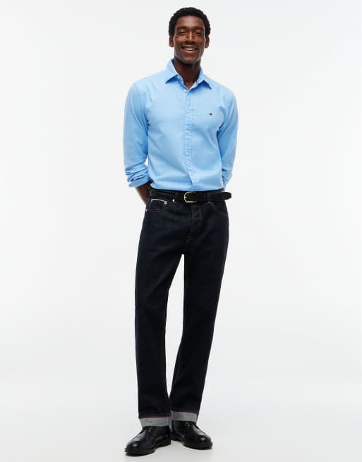 Tommy Hilfiger Dover Regular Straight Selvedge-Jeans in Selvedge-Rinse, dunkle Waschung, 2 von 7