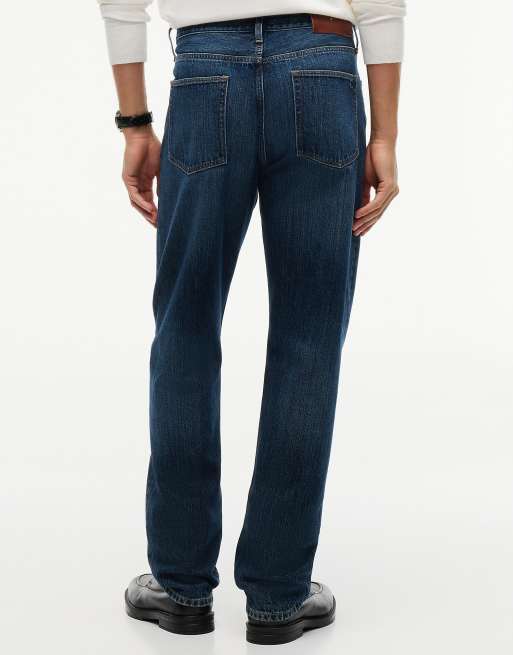 Tommy Hilfiger Dover regular straight whiskered jeans in wood indigo - dark wash, 6 of 7