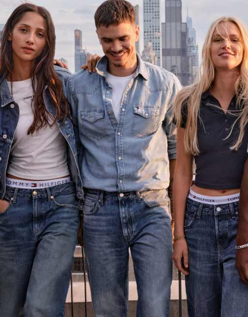 Tommy Hilfiger Dover Straight Jeans in Mittelblau, 2 von 6