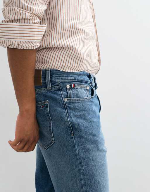 Tommy Hilfiger Dover Straight Jeans in Mittelblau, 6 von 6