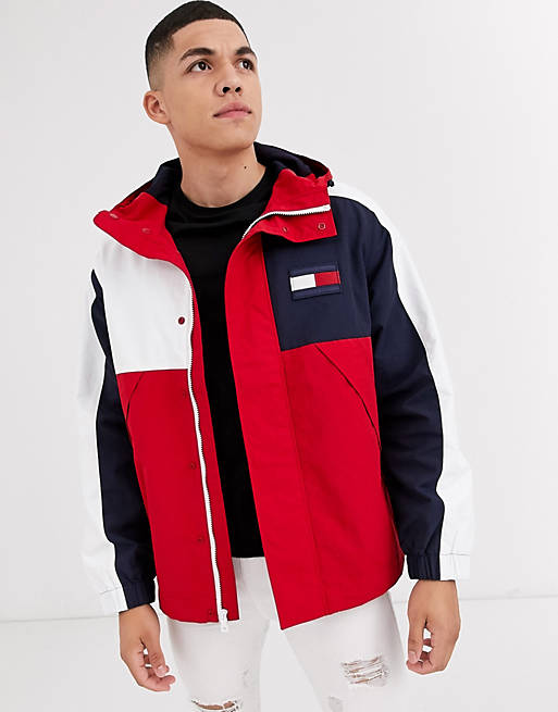 Tommy Hilfiger dover yacht jacket in red