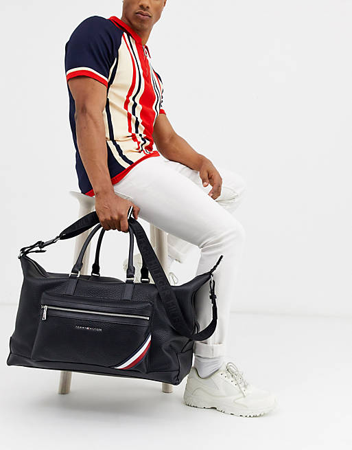 Tommy Hilfiger downtown duffle bag in black | ASOS