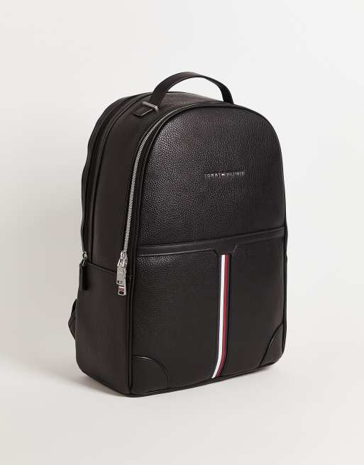 Tommy Hilfiger downtown flag backpack in black