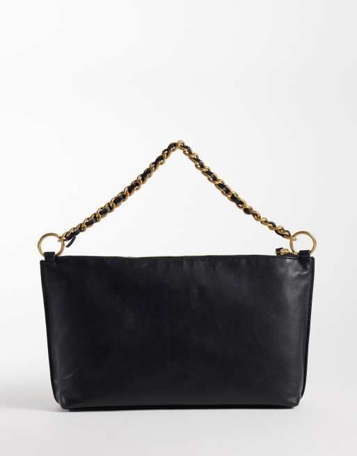 Tommy Hilfiger downtown leather mini bag in black, 4 of 4