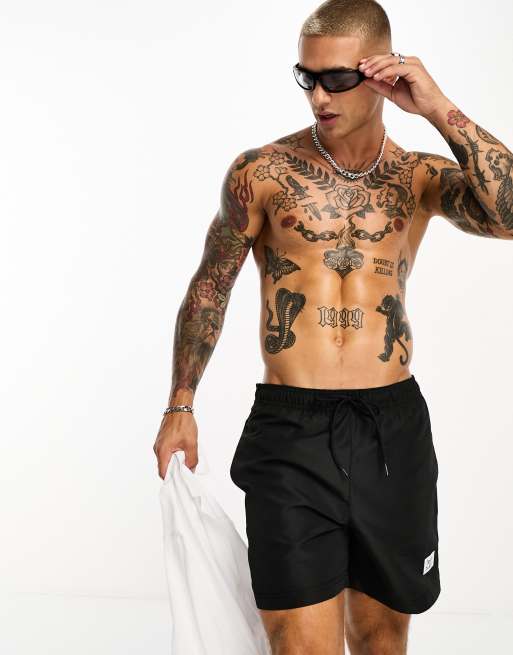 Tommy Hilfiger drawstring shorts in black