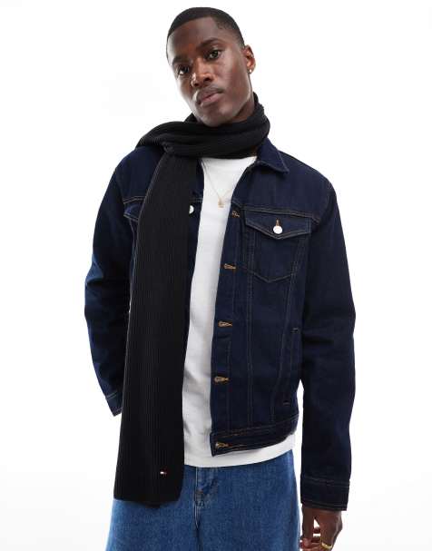 Tommy Hilfiger - Écharpe en coton de qualité supérieure - Noir - view 1