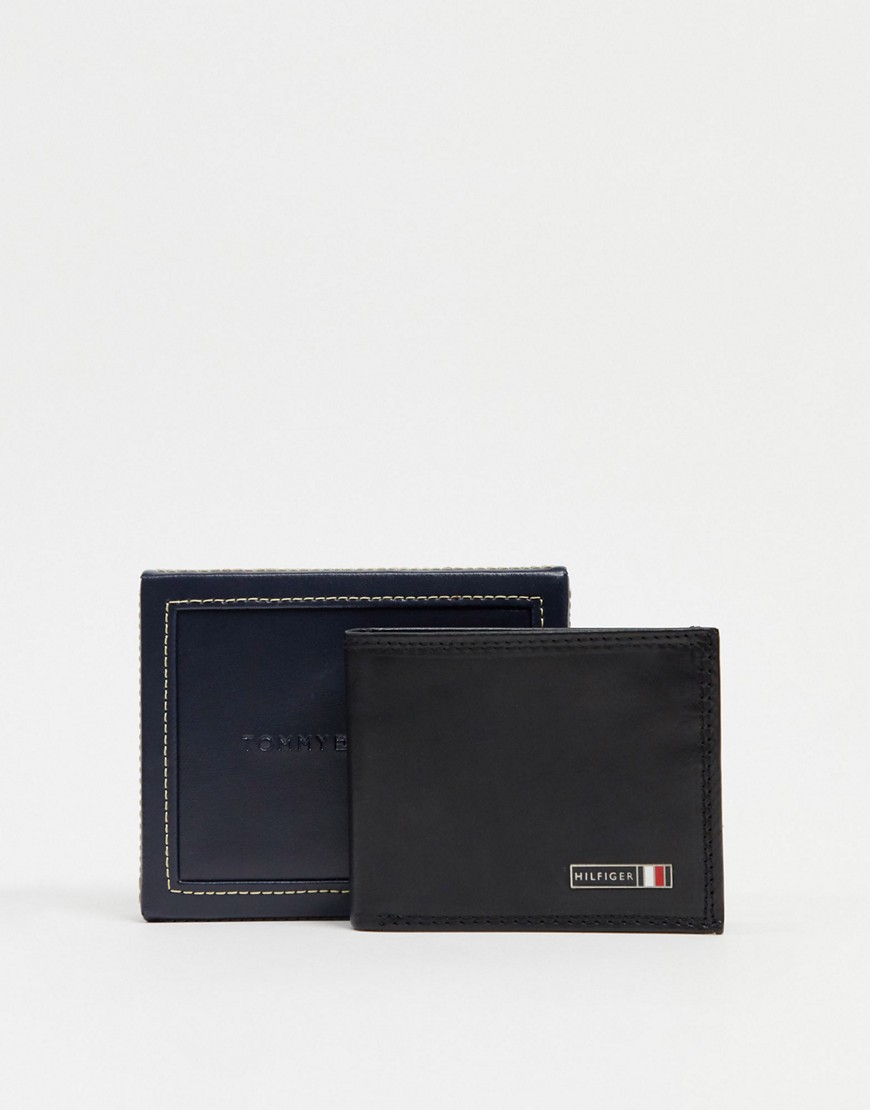 Tommy Hilfiger edisto leather wallet-Black