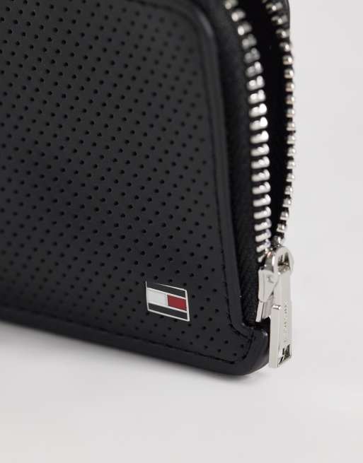 Tommy Hilfiger Element premium leren lange portemonnee met rits in zwart, 3 van 3