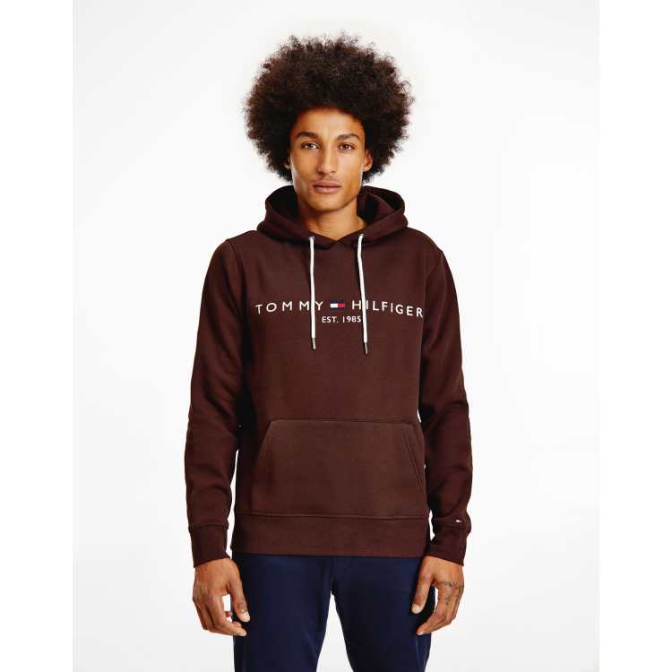 Burgundy tommy shop hilfiger hoodie