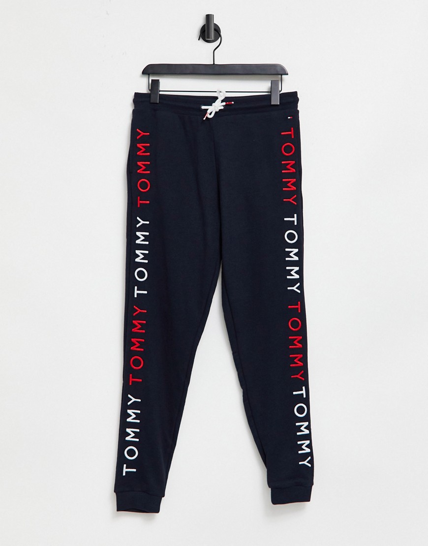 Tommy Hilfiger embroidery sweatpants in navy