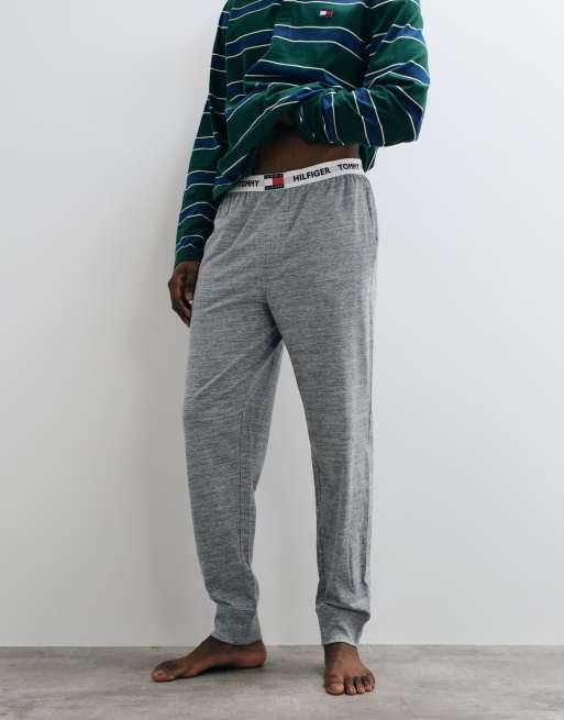 Tommy Hilfiger ensemble pyjama heritage rugby en gris, 3 de 4