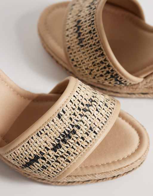 Tommy Hilfiger – Espadrilles-Sandalen in Beige mit Keilabsatz, 2 von 4