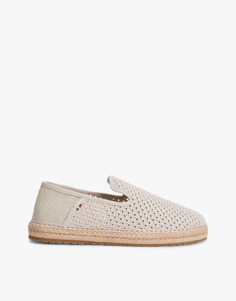 Tommy Hilfiger - Espadrilles souples en maille - Beige - view 1