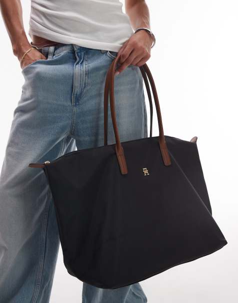 Tommy Hilfiger - Essential - Borsa da spalla grande nera - view 1
