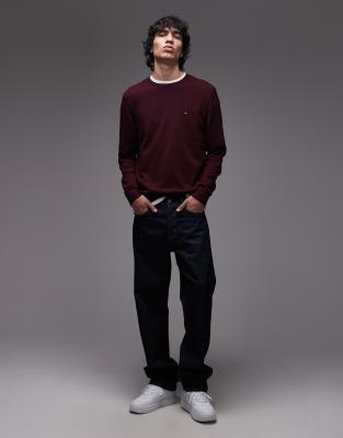 Tommy Hilfiger Classic Brushed In Burgundy