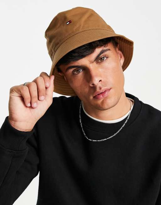 Tommy Hilfiger in essential ASOS flag bucket | tan hat