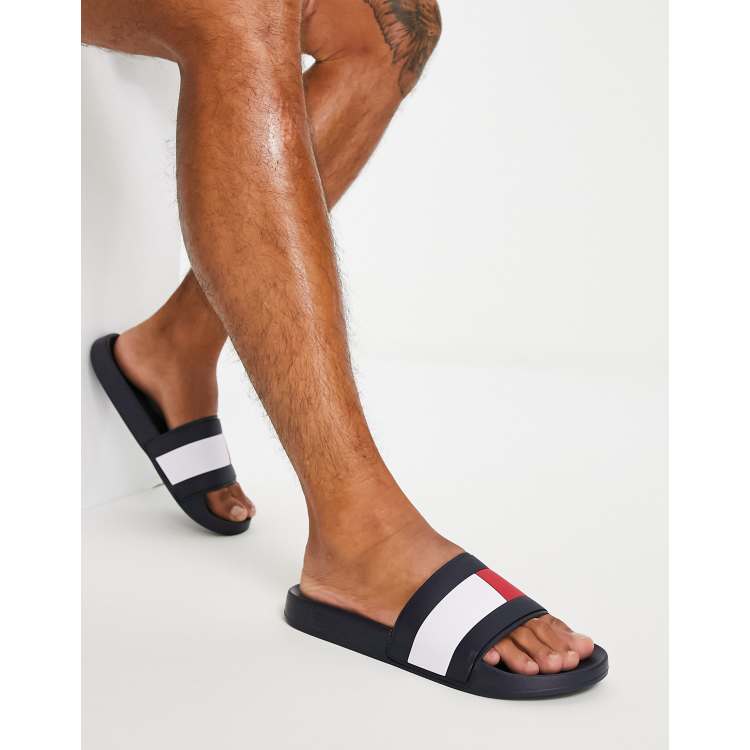 Tommy hilfiger slides store navy