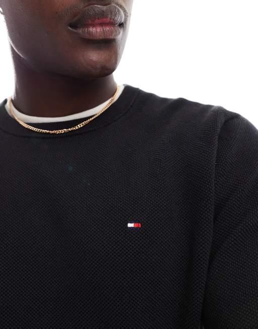 Tommy Hilfiger essential jumper in black, 2 of 4