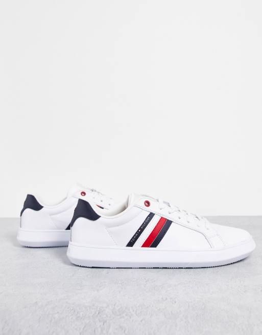 Tommy hilfiger essential hot sale leather cupsole sneakers