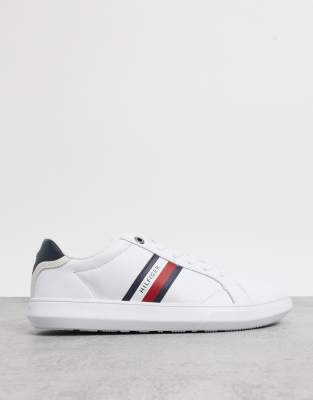 tommy hilfiger essential leather cupsole trainers