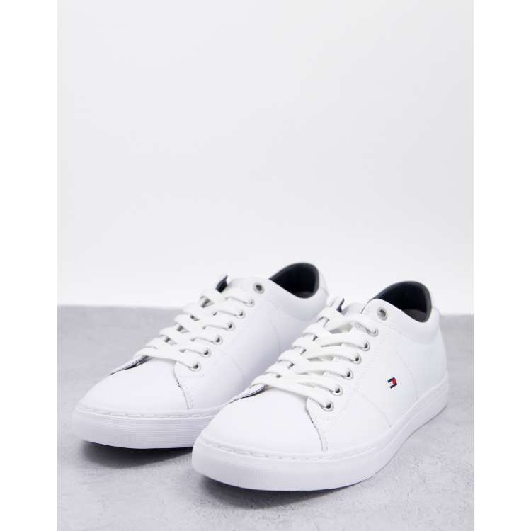 Tommy Hilfiger essential leather sneakers in white |