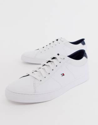 tommy hilfiger essential leather trainers