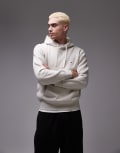 [Tommy Hilfiger] Tommy Hilfiger essential logo hoodie in oat-Neutral L NUDE