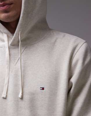 Tommy Hilfiger Essential Logo Hoodie In White
