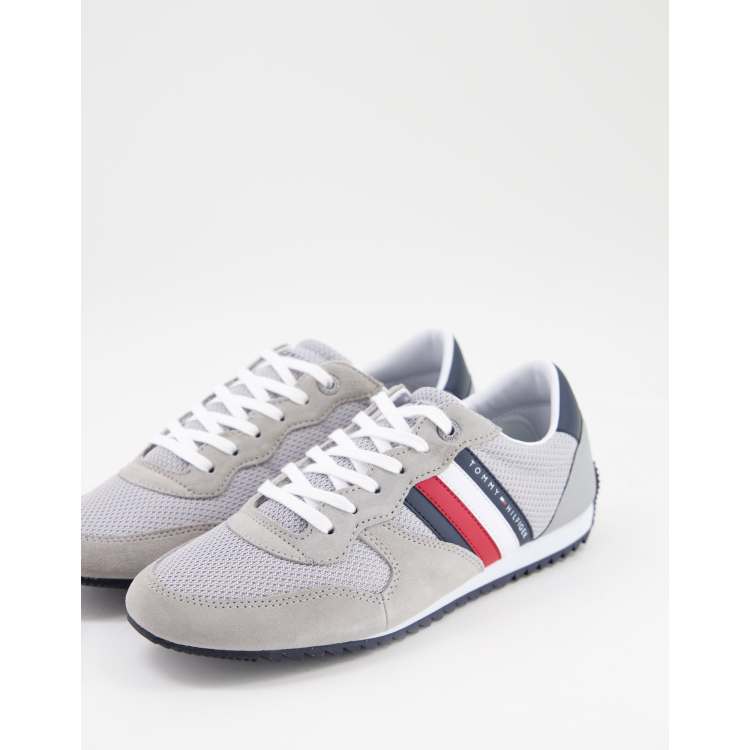 Tommy Hilfiger essential mesh runner trainers in grey ASOS