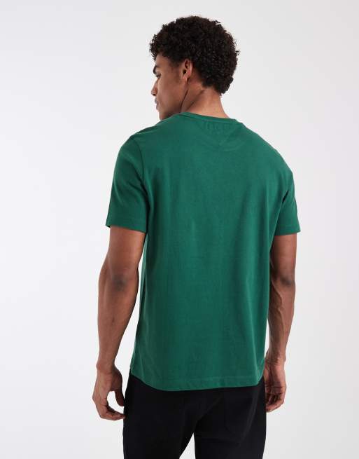 Tommy Hilfiger essential regular fit t-shirt in green, 5 of 5
