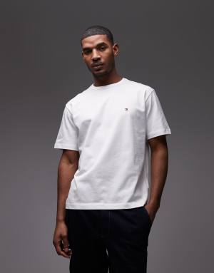 Tommy Hilfiger essential relaxed fit t-shirt in white