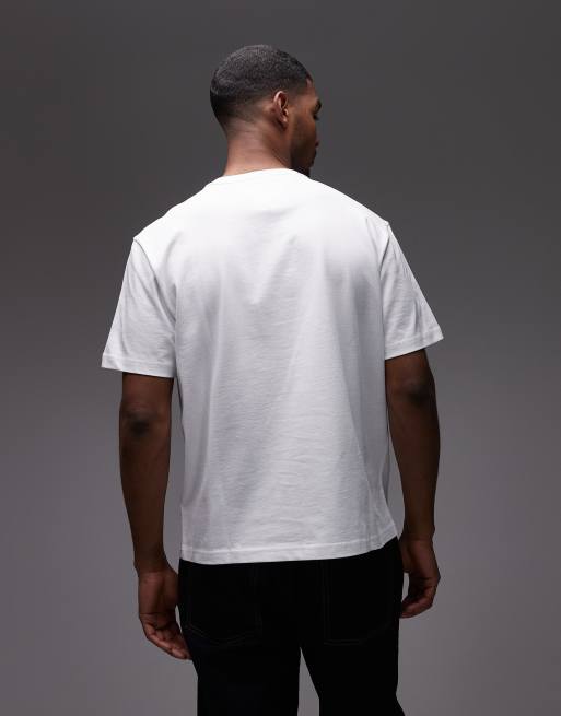 Tommy Hilfiger essential relaxed fit t-shirt in white, 3 of 5