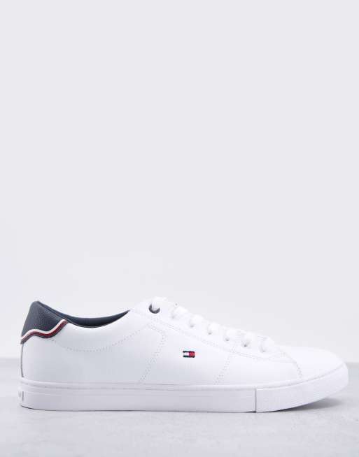 Tommy Hilfiger Essential Sneaker aus Leder in WeiB ASOS