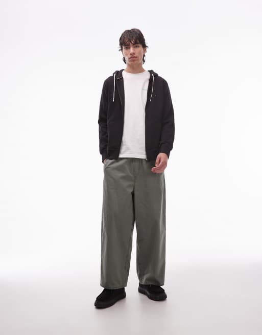 Tommy Hilfiger – Essential – Svart fleecejacka med logga och dragkedja , 2 av 5