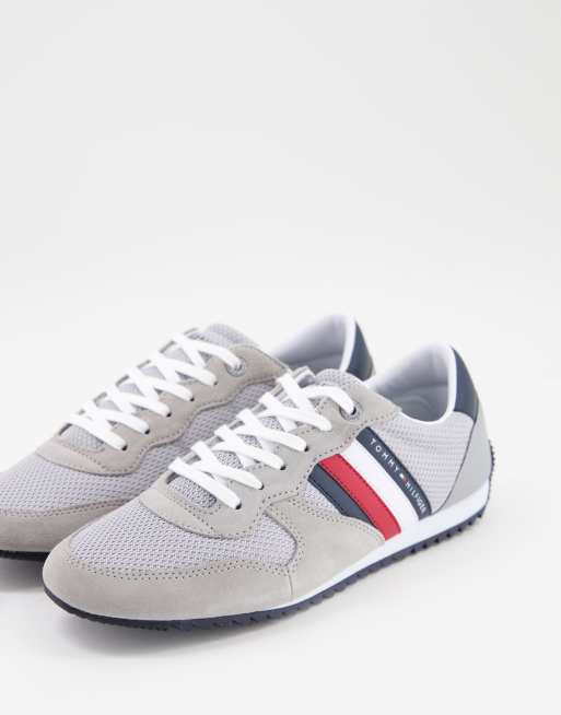 Tommy Hilfiger – Essential – Szare buty do biegania z siateczki