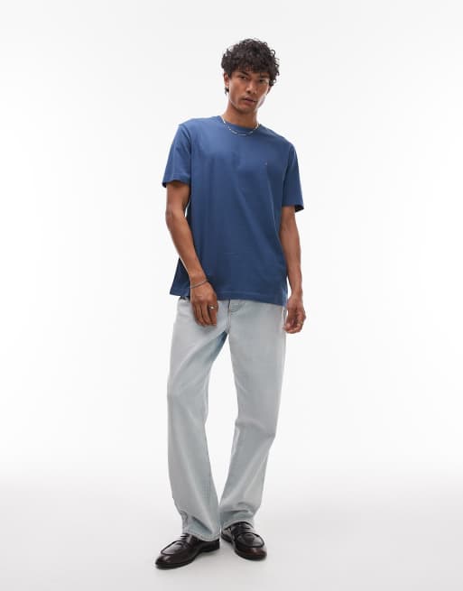 Tommy Hilfiger - Essential - T-shirt coupe classique - Bleu, 2 de 4