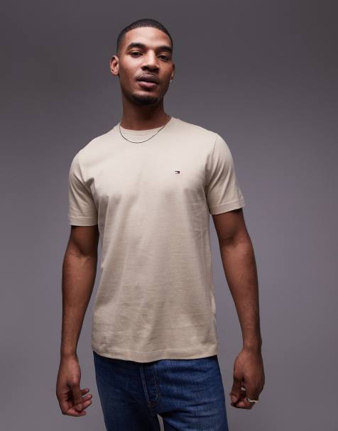 Tommy Hilfiger essential t-shirt in beige - view 1