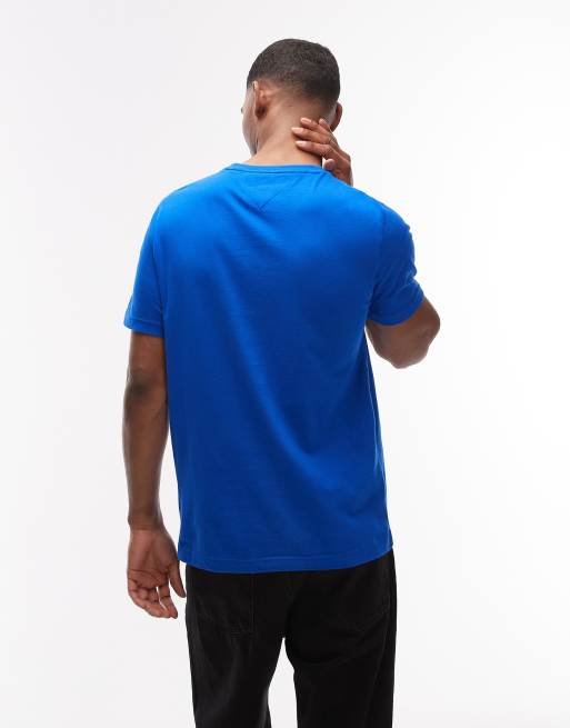 Tommy Hilfiger Essential t-shirt in blue, 3 of 5