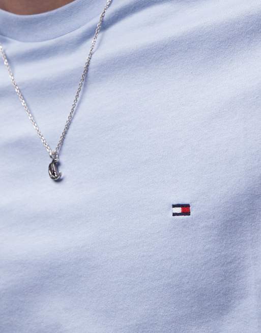 Tommy Hilfiger essential t-shirt in pale blue, 3 of 4