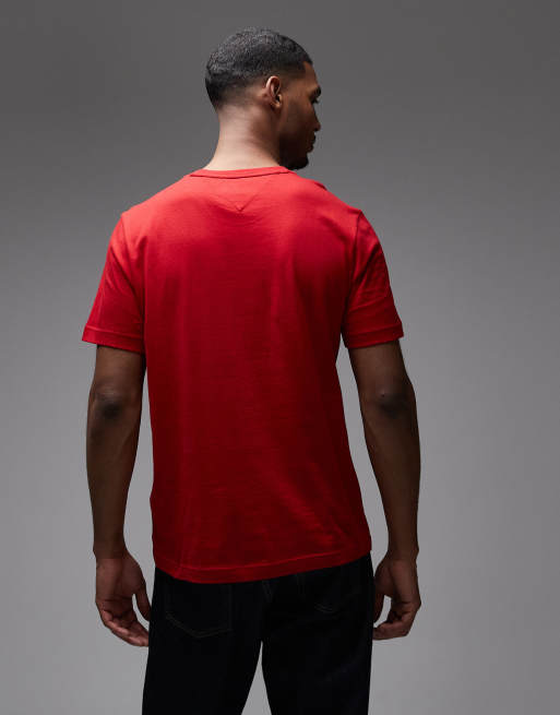 Tommy Hilfiger - Essential - T-shirt rossa, 3 di 5